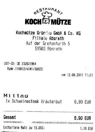 atst Hffner Kochmtze Restaurant